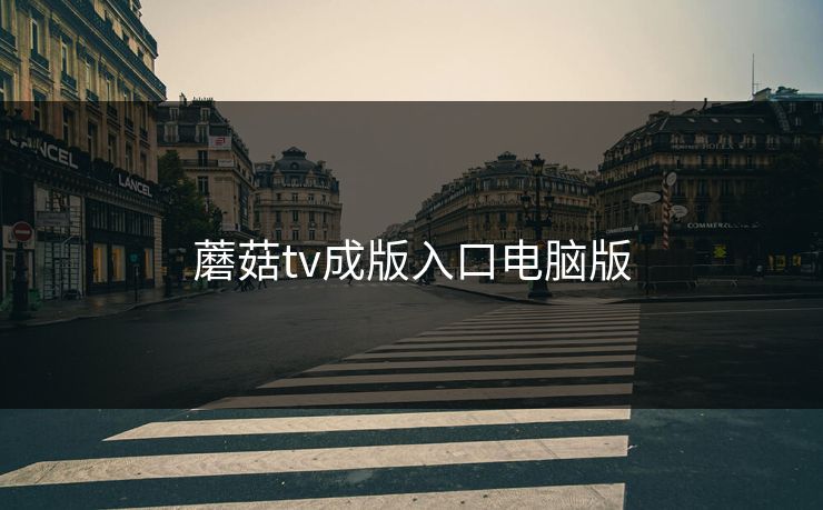 蘑菇tv成版入口电脑版